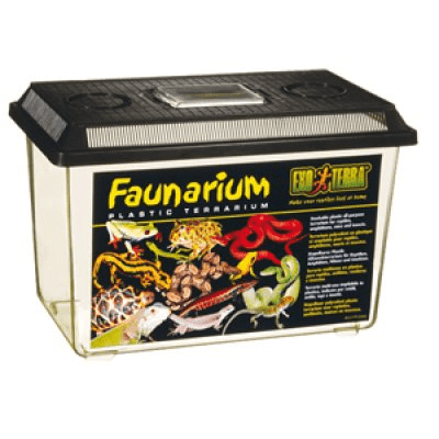 Exoterra Transportbur plast terrarie 37x22x24.5CM, brukt
