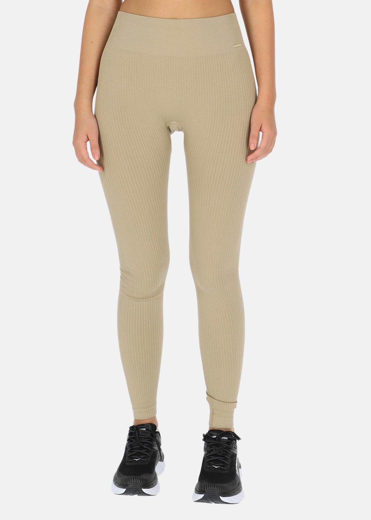 Ellen New York High Waist Rib Seamless Tights