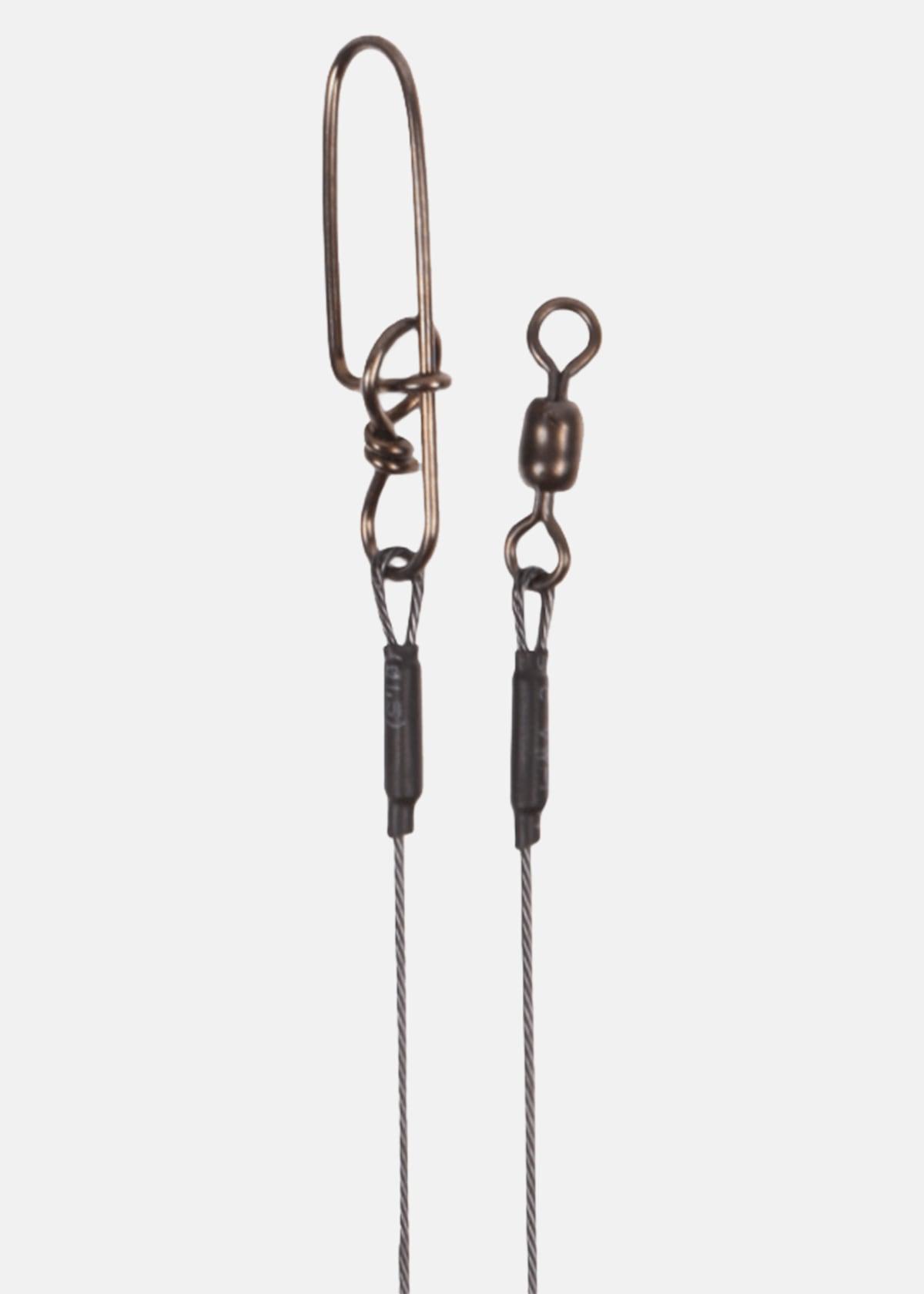 Catch With Care CWC TI Wire Leader,7-strand 24" 75lb Stay-Lok #4,5