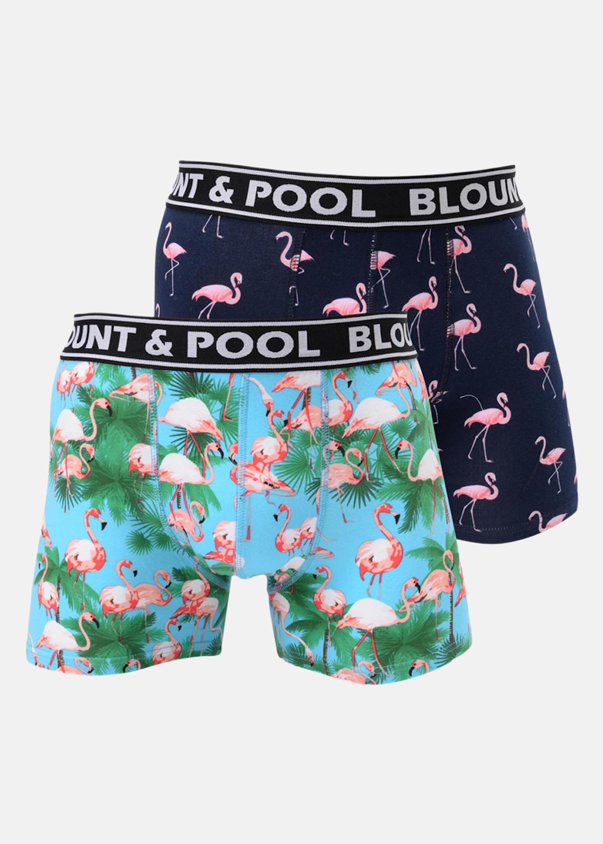 Blount & Pool Boxer Shorts Flamingos 2-pack