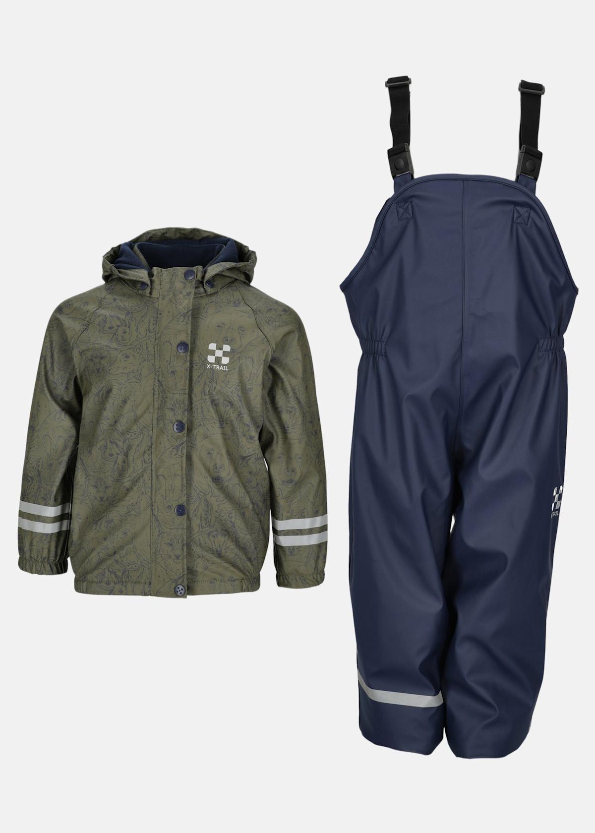 X-trail PU Fleece Rain Set JR