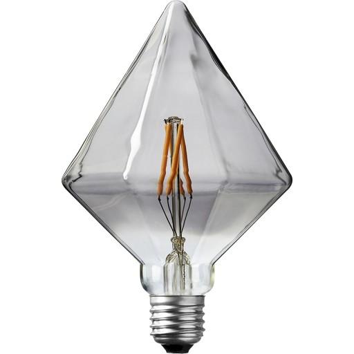 Nielsen Light Nielsen Light E27 diamantpære, røykfarget