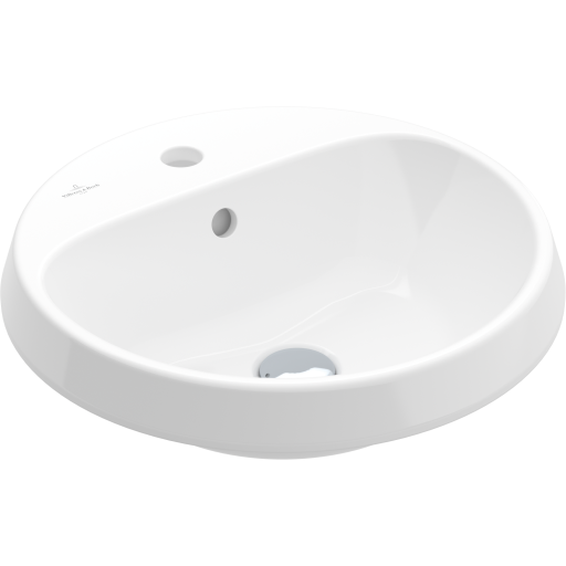 Villeroy & Boch Villeroy & Boch Architectura servant for nedfelling, Ø45 cm, med CeramicPlus, hvit