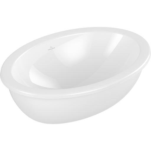 Villeroy & Boch Villeroy & Boch Loop & Friends servant for nedfelling, 66x47 cm, med CeramicPlus, hvit