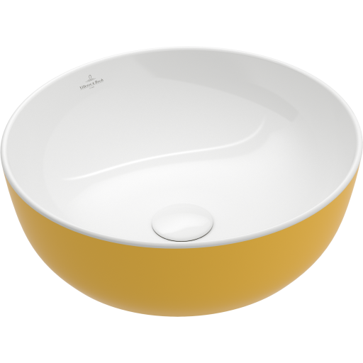 Villeroy & Boch Villeroy & Boch Artis toppmontert servant, Ø43 cm, gul