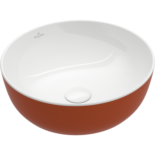 Villeroy & Boch Villeroy & Boch Artis toppmontert servant, Ø43 cm, orange