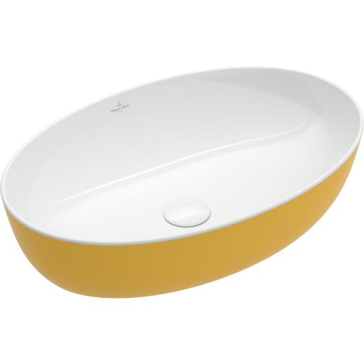 Villeroy & Boch Villeroy & Boch Artis toppmontert servant, 61x41 cm, gul