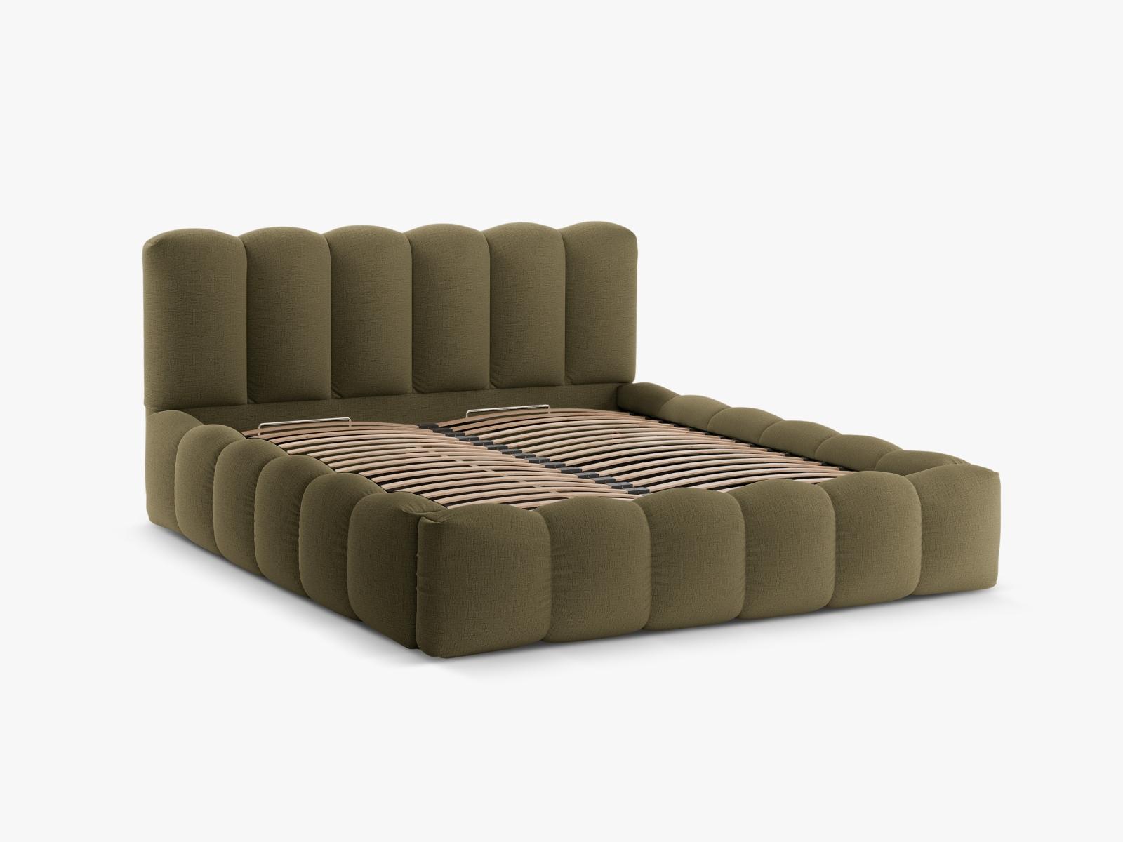 Micadoni MICADONI Seng med oppbevaring og hodegavl, «Lupin», 226x226x95