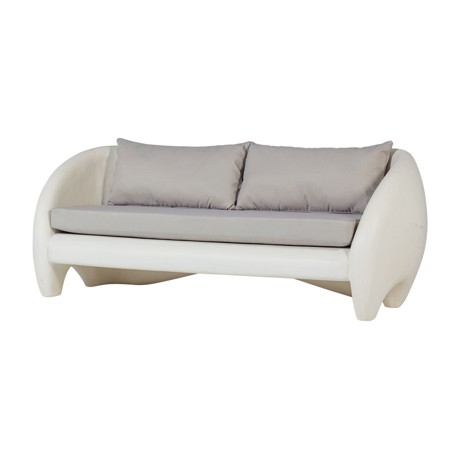 WOOOD WOOOD Viale Garden 2-seters loungesofa i forsterket fiber, naturfarget