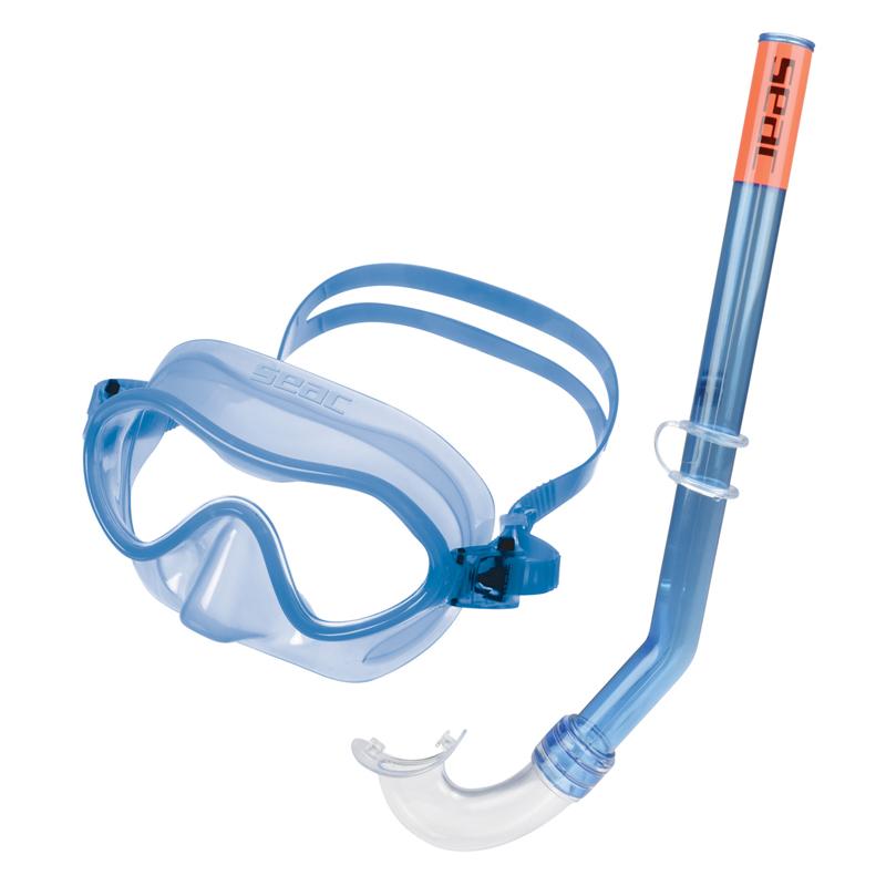 Seac Seac Snorkelsett Baia TPR/AQ Akvamarin