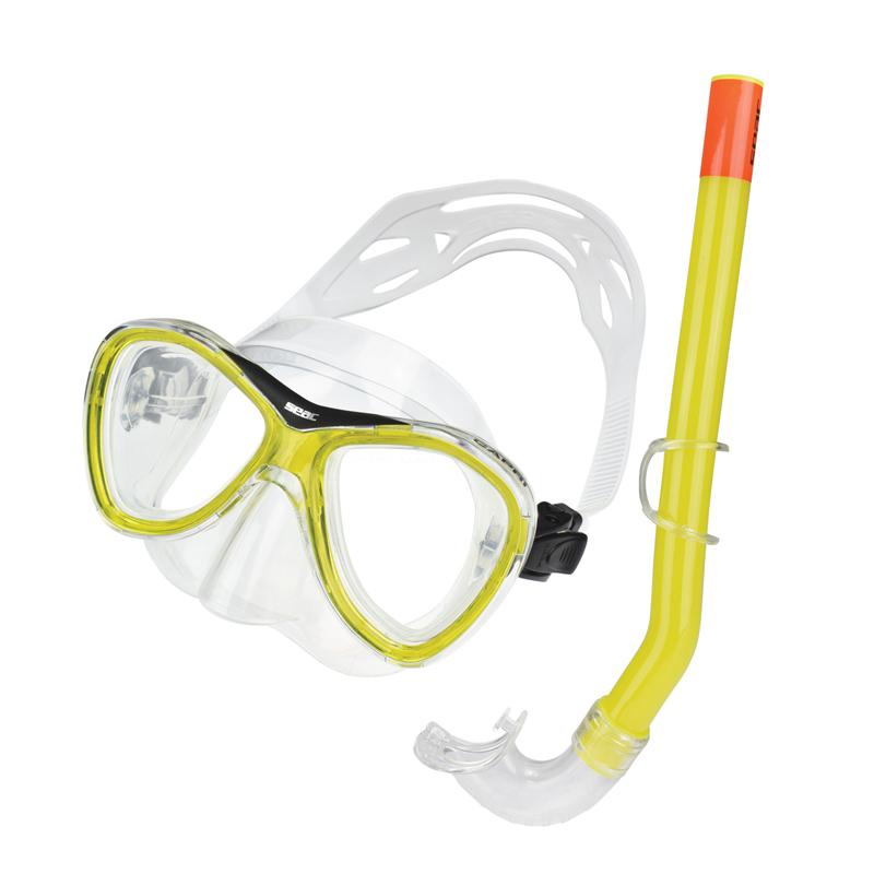Seac Seac Snorkelsett Capri SLT Gul