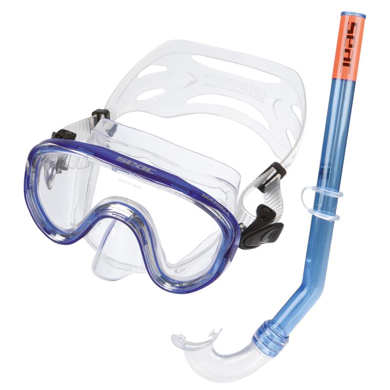 Seac Seac Snorkelsett Marina Siltra Blå