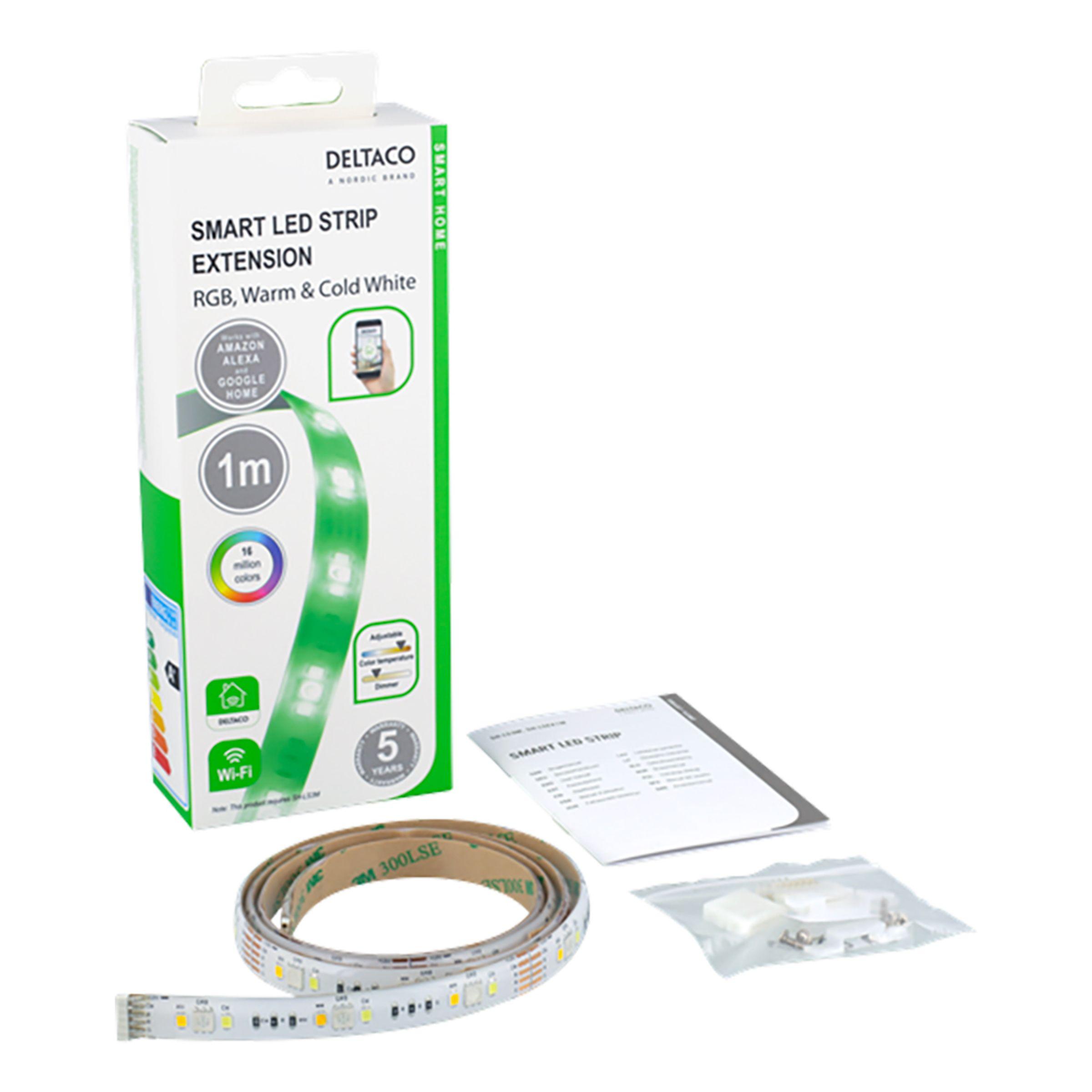 Aurdel / Deltaco AB Deltaco Smart Home LED-List Forlengelse