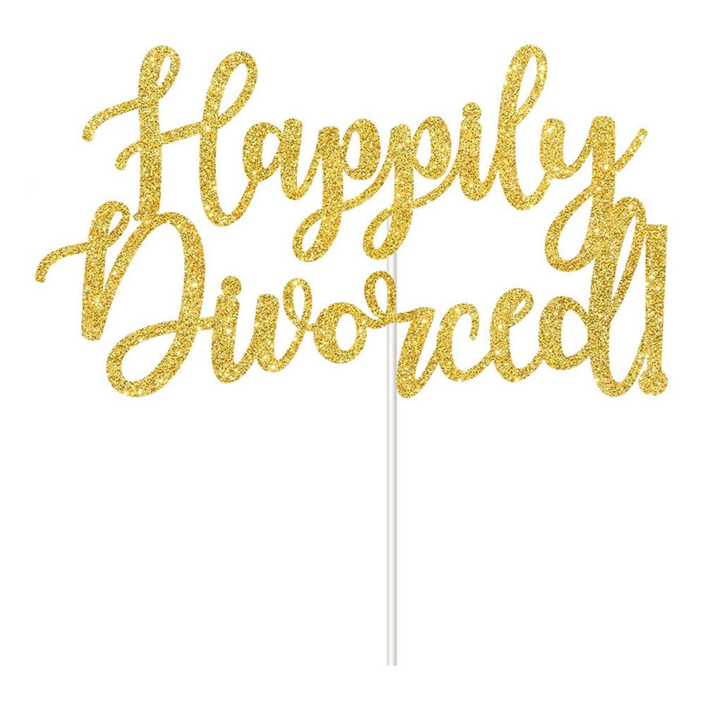 Catsson Happily Divorced Kakepynt