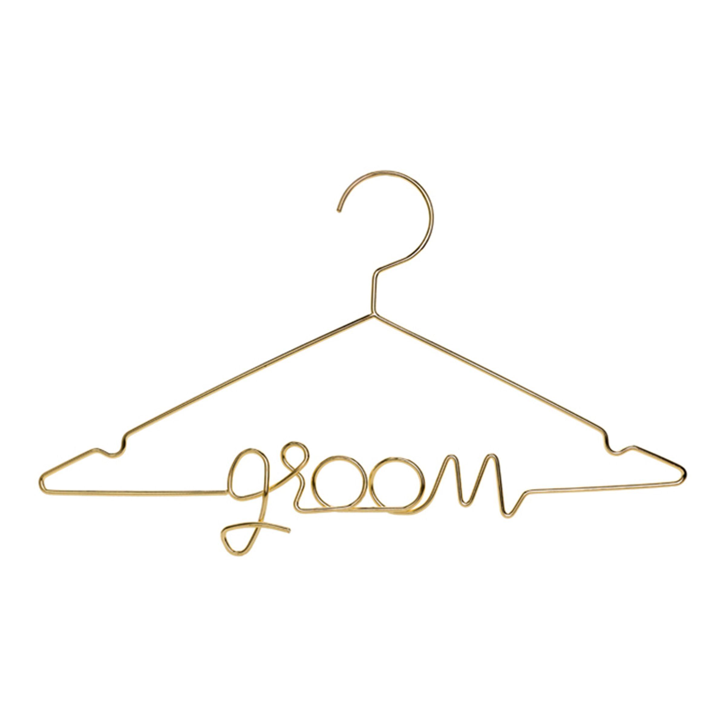 PartyDeco Metall Kleshenger Groom Gull