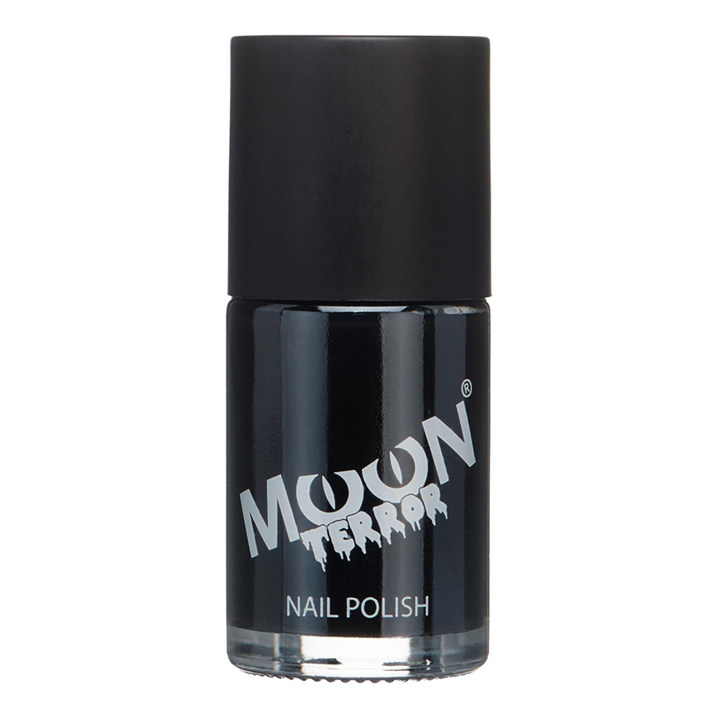 Smiffys Moon Creations Halloween Neglelakk - Midnight Black