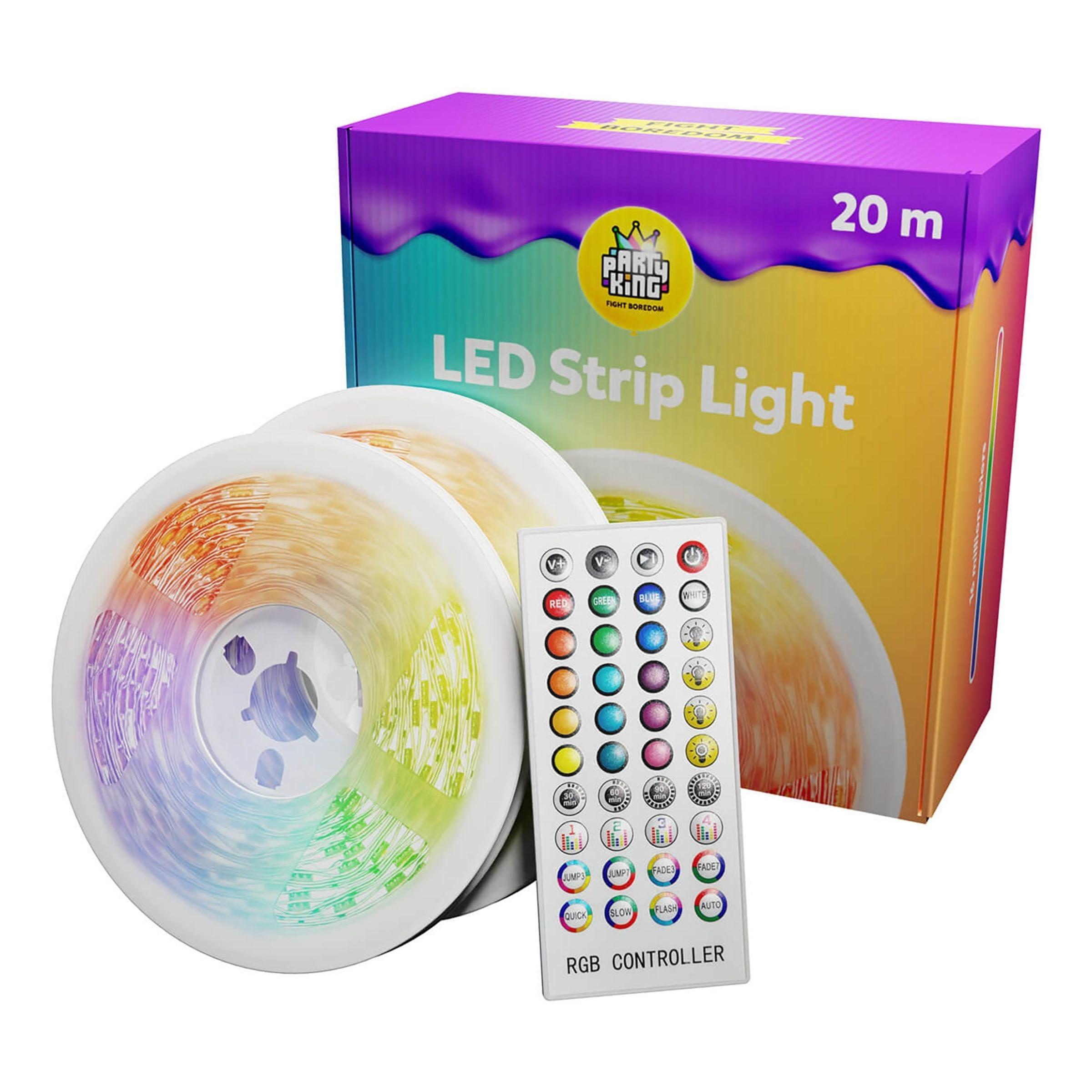Catsson RGB LED Lysslynge - 20 m