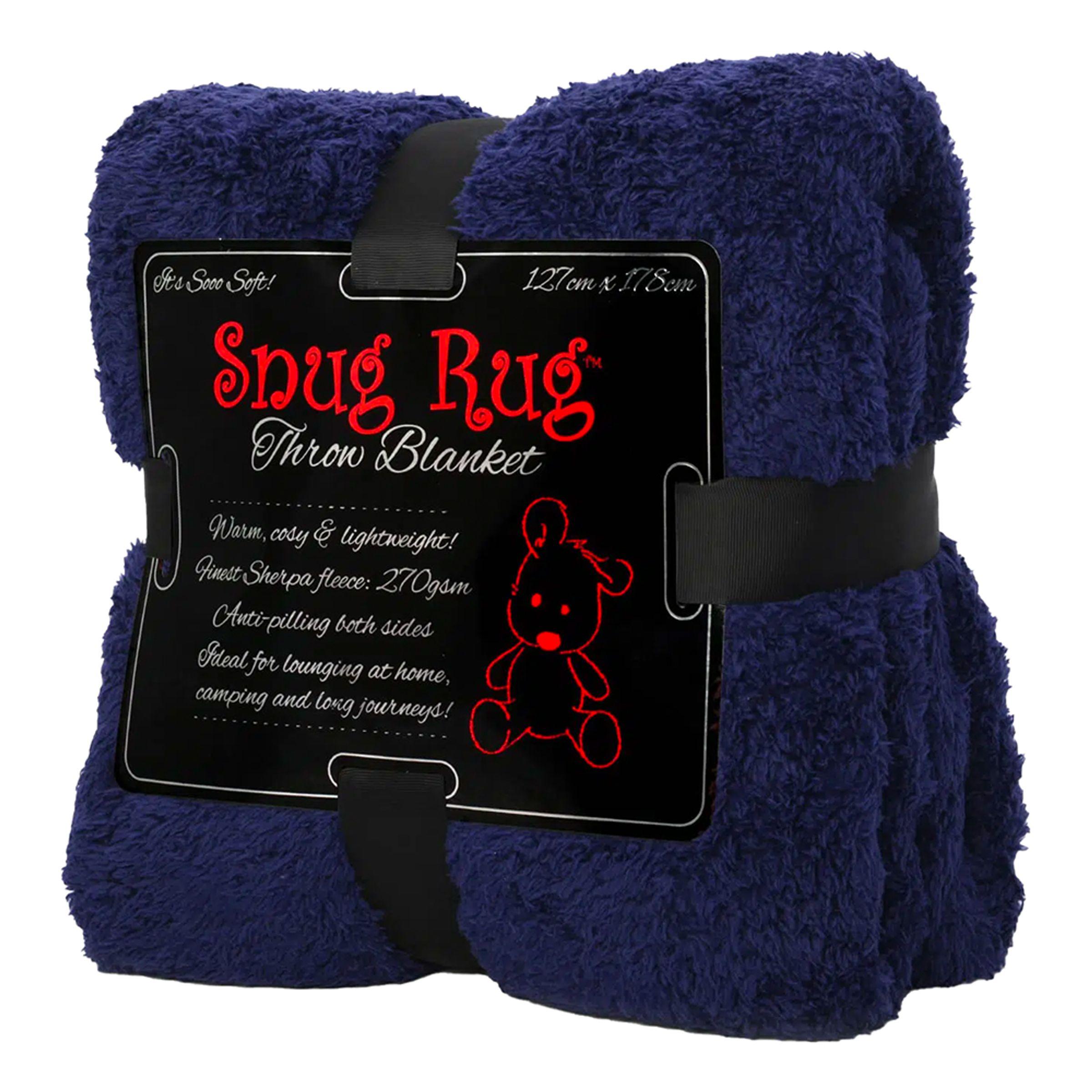 Gifts Tomorrow Snug Rug Fleecepledd - Mörkblå