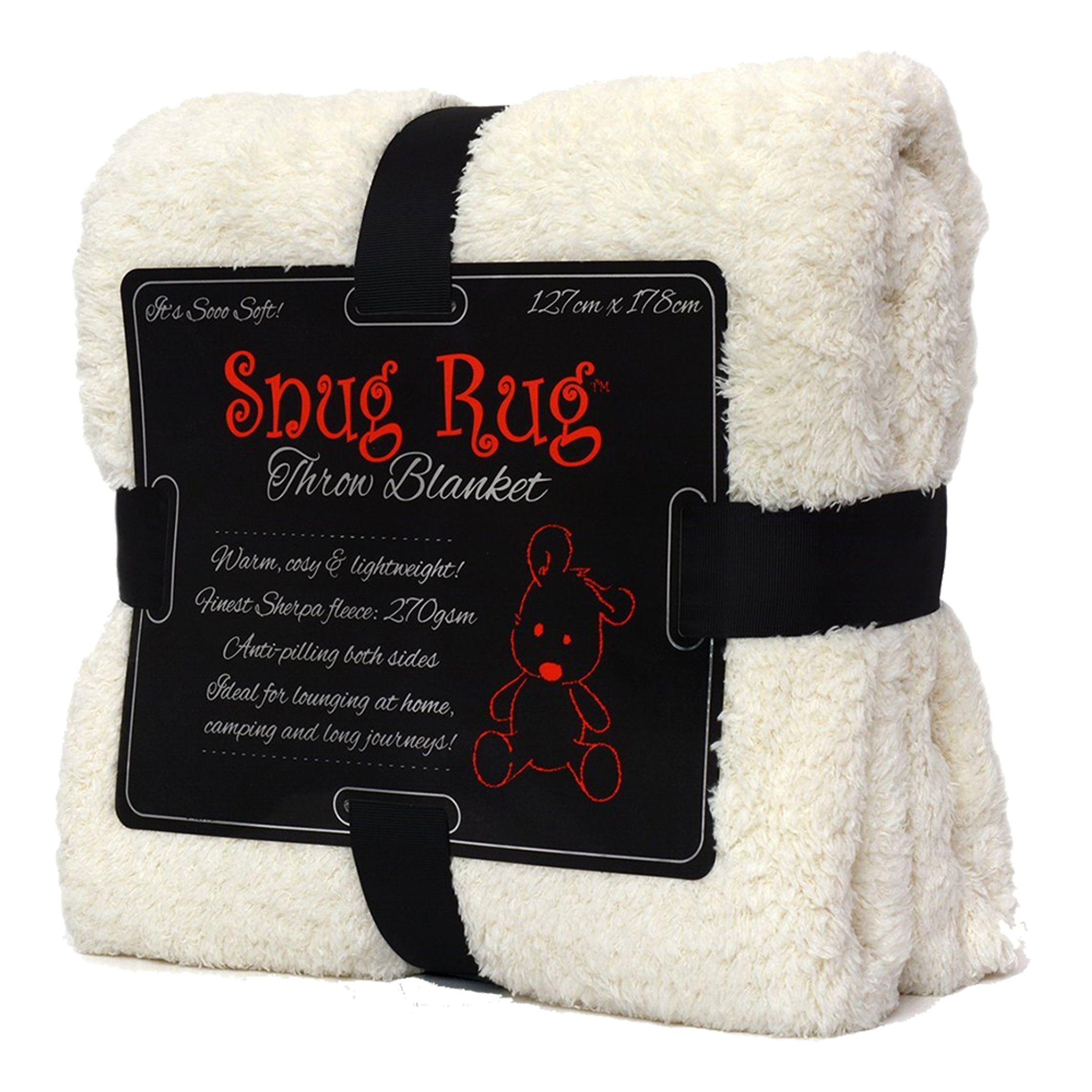 Gifts Tomorrow Snug Rug Fleecepledd - Hvit