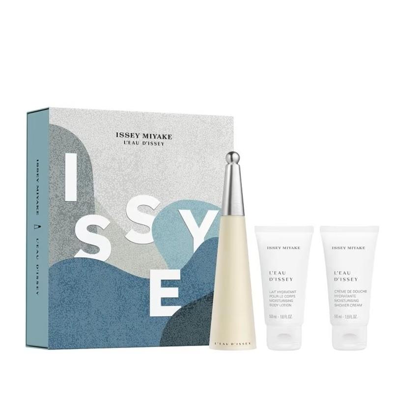 Issey Miyake Giftset Issey Miyake L'Eau D'Issey Edt 50ml + Body Lotion 50ml + Shower Gel 50ml