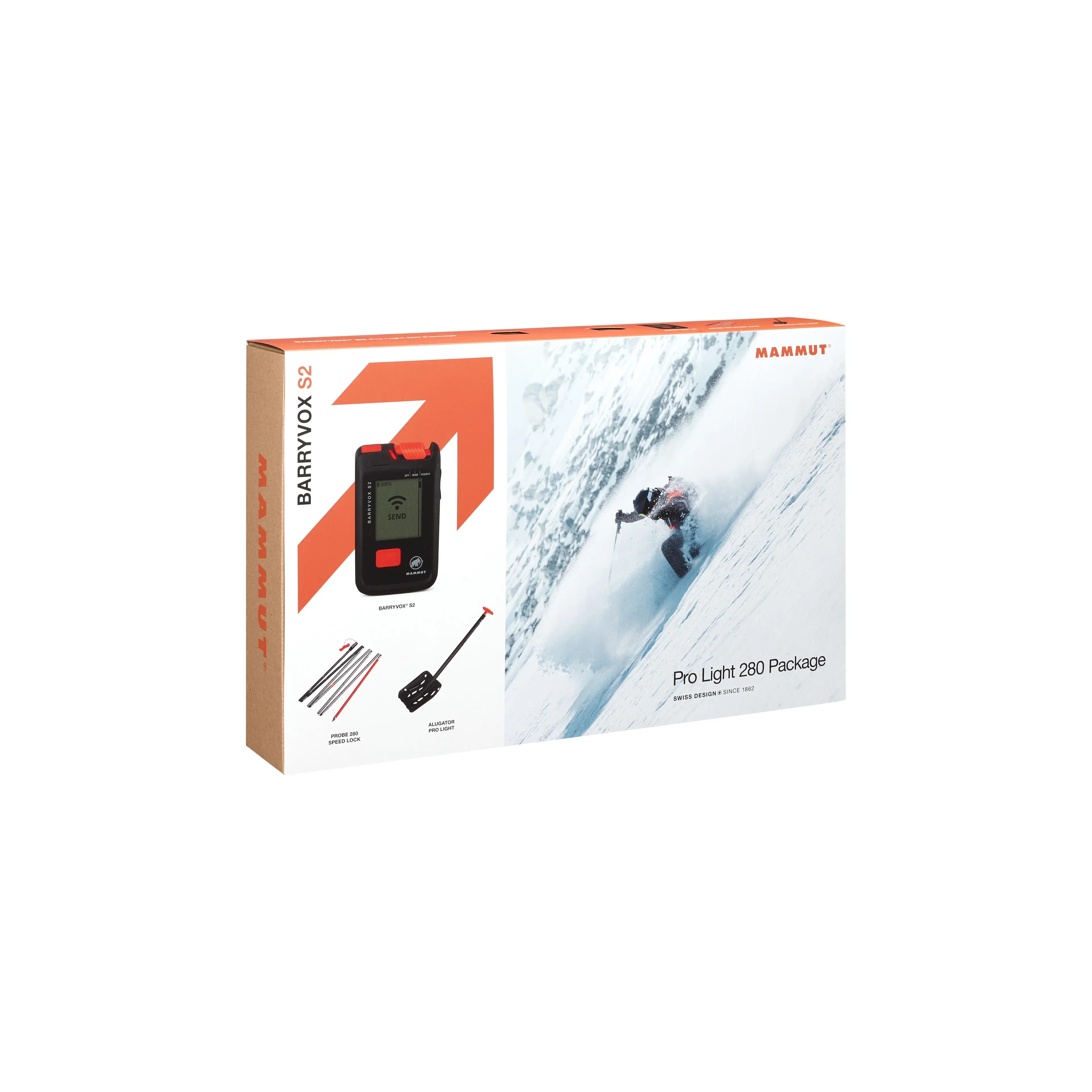 Mammut Mammut Barryvox S2 Pro Light 280 pack komplett skredpakke
