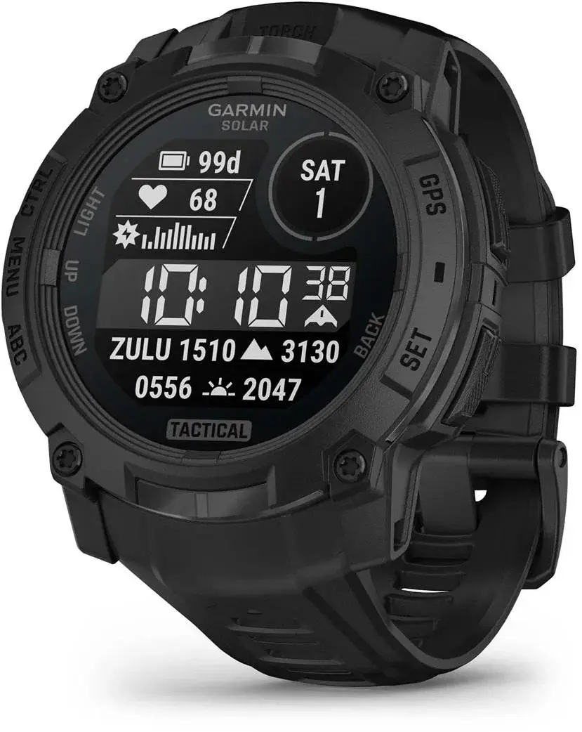 Garmin Garmin Instinct 3 SOLAR 50 mm Tactical black/black
