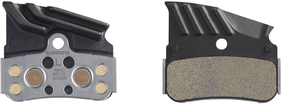 Shimano Shimano Brake Pads N04C-MF N04C metallkloss med finne og fjær