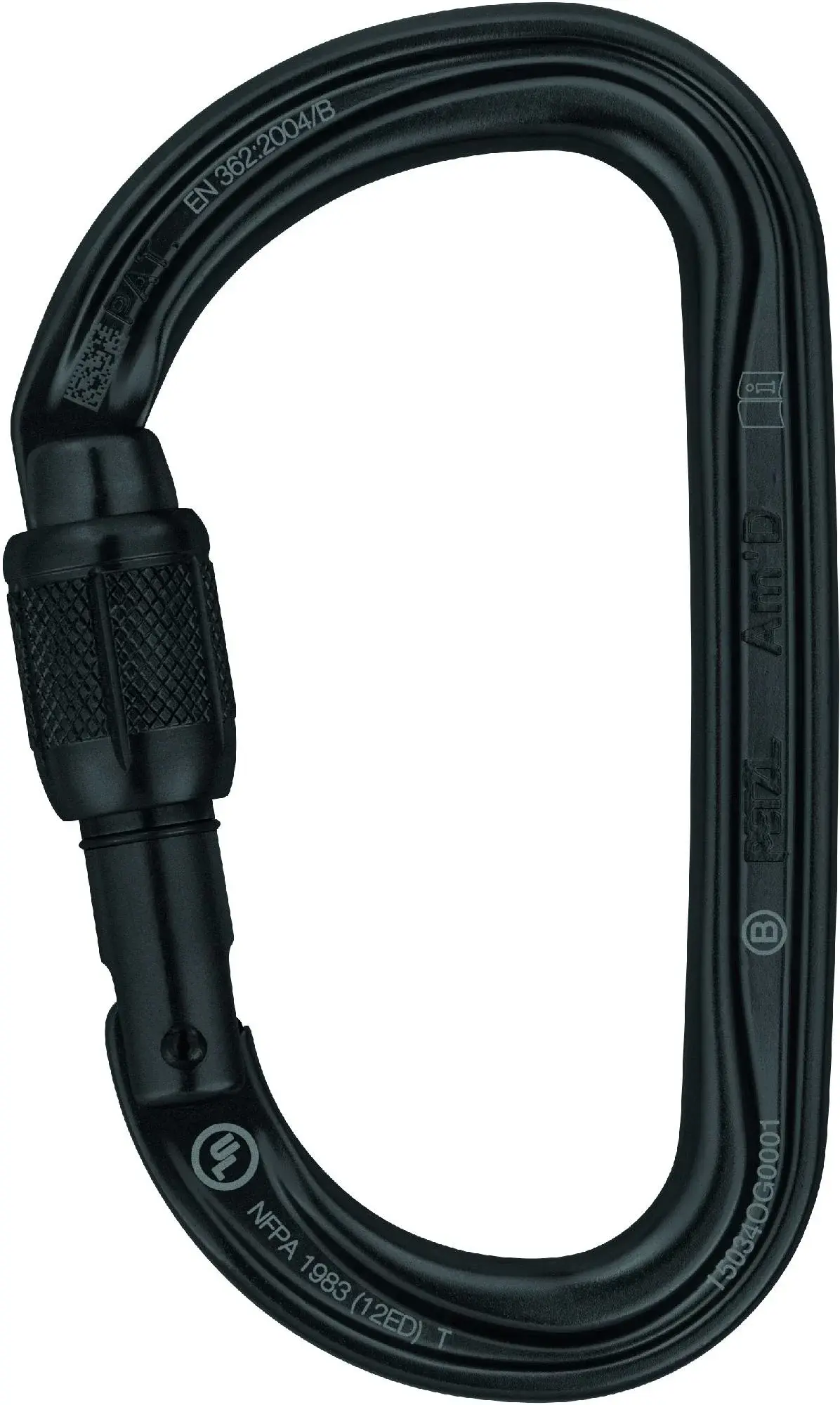 Petzl Petzl Am'D screw black Skrukarabin