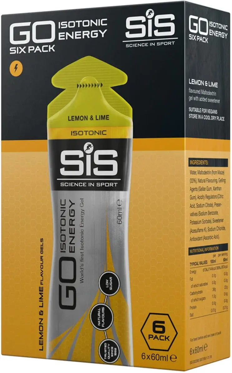 SIS SIS Go Isotonic Energy Gel 60ml sitron/lime 6pk