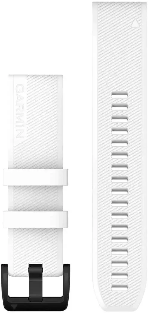 Garmin Garmin QuickFit 22 Silicone Band white/black
