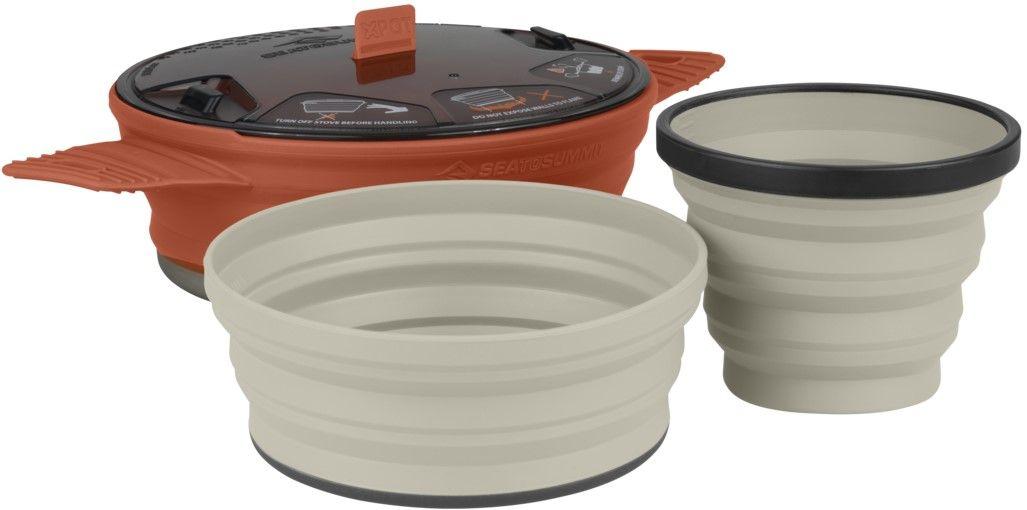Sea to Summit Sea to Summit X-Set 21 3 pc (Pot 1.4 L, Bowl,Mug) Rust