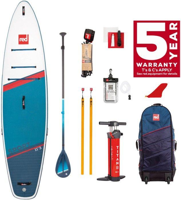 Red Paddle Co Red Paddle Co Touringpakke 11.3 x 32 Sport MSL for større padlere