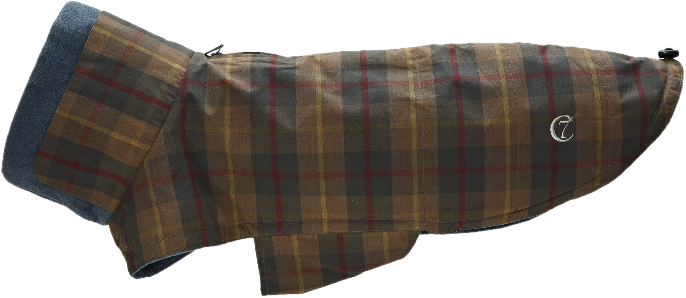 Cloud7 Cloud7 Brooklyn Dog Coat strl 6-10 Waxed Tartan