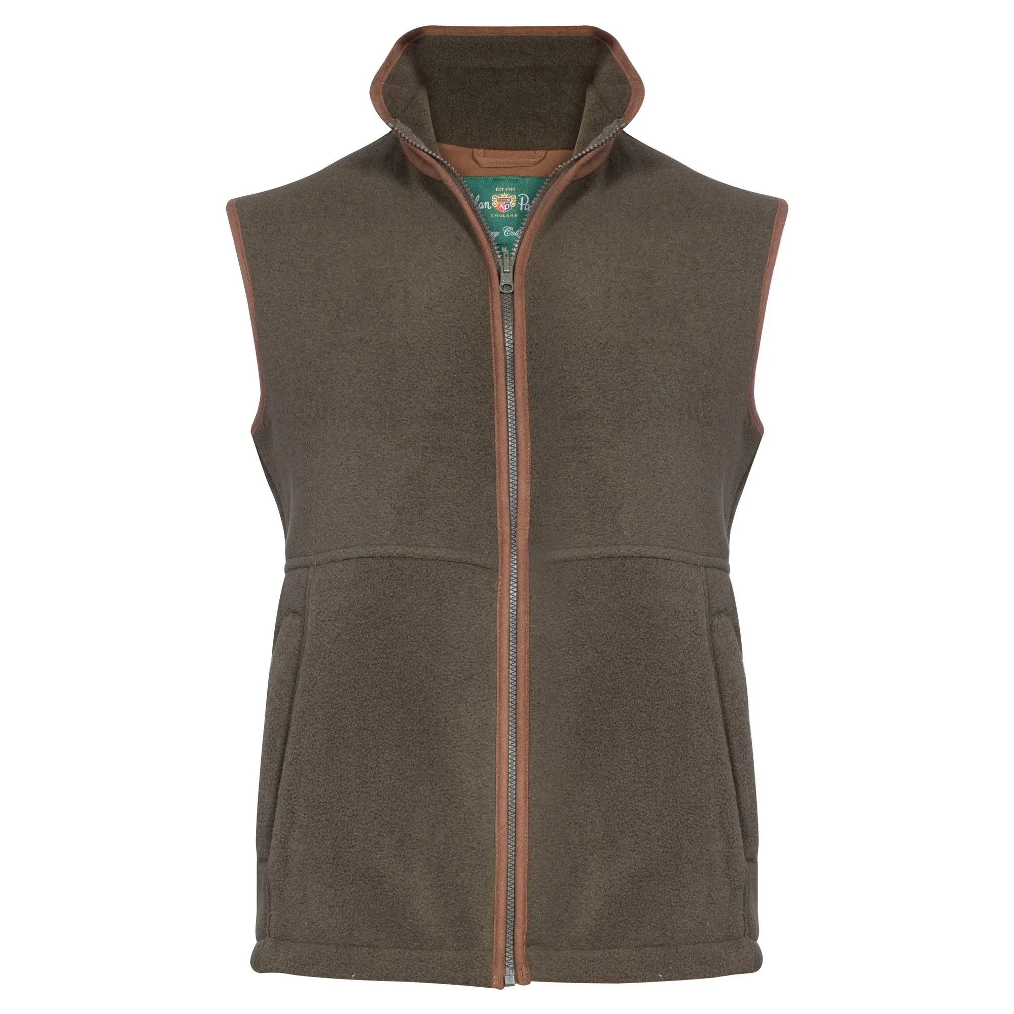 Alan Paine Alan Paine M's Aylsham Fleece Waistcoat Green