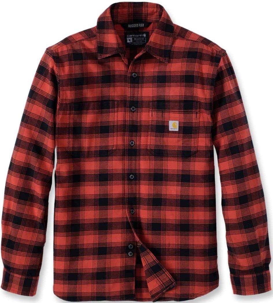 Carhartt Workwear Carhartt Workwear Carhartt M's Flannel L/S Plaid Shirt Red Ochre