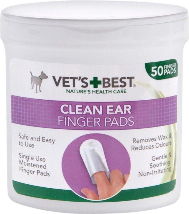 Vet's Best Vet's Best Clean Ear Finger Pads 50 pcs
