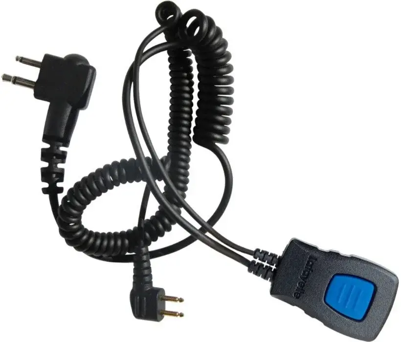 Lafayette Lafayette Miniheadset Radiokabel Peltor 2-Pin J22 2,5+3,5mm Vinklad Mindre Mellanrum