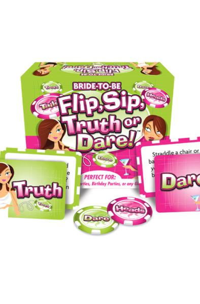 Ball and Chain Ball & Chain Bride to Be Flip, Sip, Truth or Dare