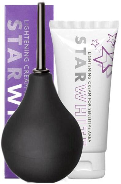 Paketerbjudande Cobeco Star White 50ml+ Anal Douche