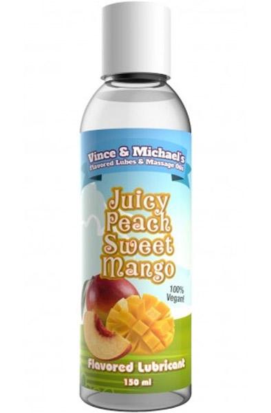 Vince & Michaels Juicy Peach Sweet Mango Flavored Lubricant 150ml