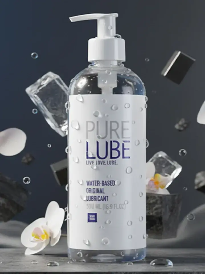 Pure Lube Pure Lube Anal Lubricant With Pump 500 ml