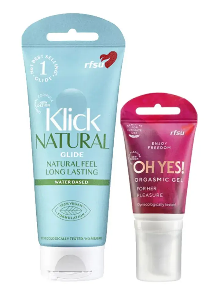 RFSU RFSU Oh Yes Orgasm Gel + Klick Natural Glide 100ml