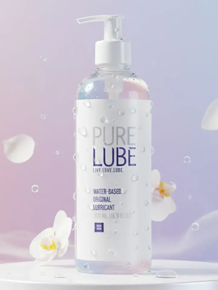 Pure Lube Water-Based Lubricant With Pump 500 ml