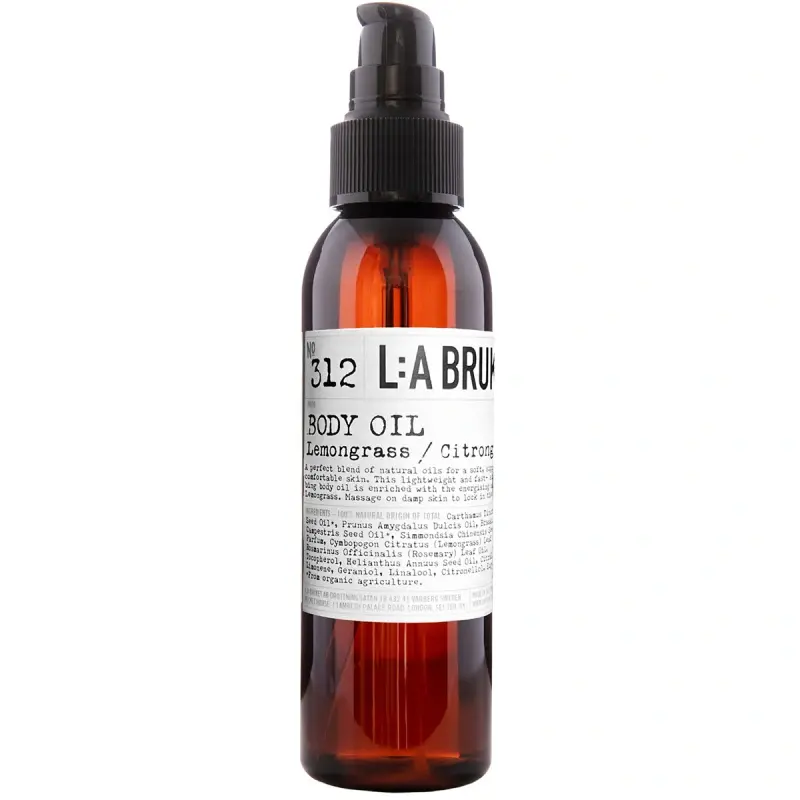 L:a Bruket L:A Bruket Body Oil 312 Lemongrass (120 ml)