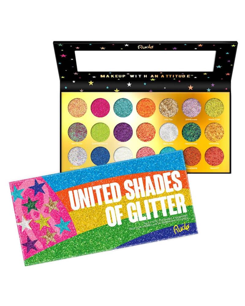 Rude Cosmetics Rude Cosmetics United Shades of Glitter 21 Pressed Glitter Palette 23 g