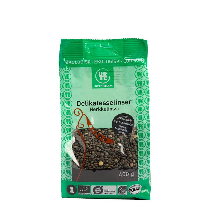 Urtekram Delikatesselinsene 400 g