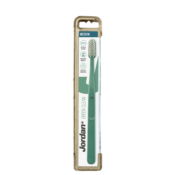 Jordan Green Clean Tannbørste Medium
