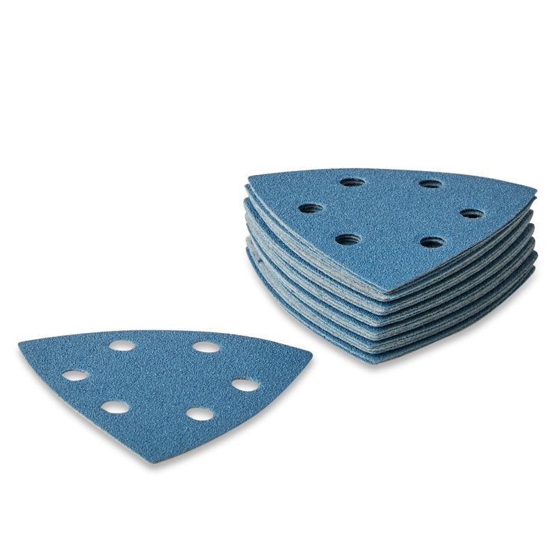 Cool Abrasives Trekantslipeark 90x90x90mm Cool Blue (25 stk) Korn P40