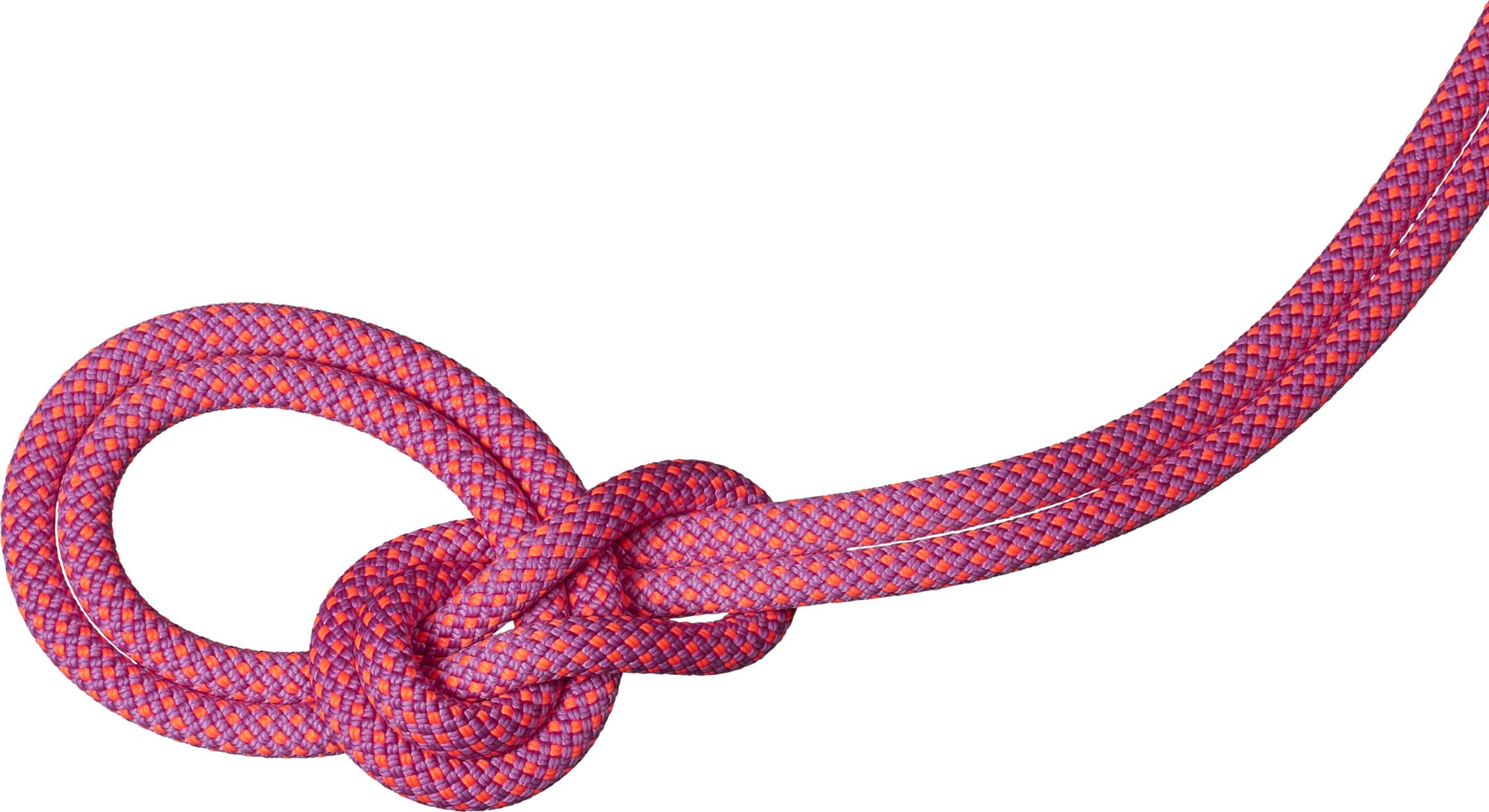 mammut Mammut 9.5 Crag Dry Rope Duodess 60m Lavandin-vibrant Orange