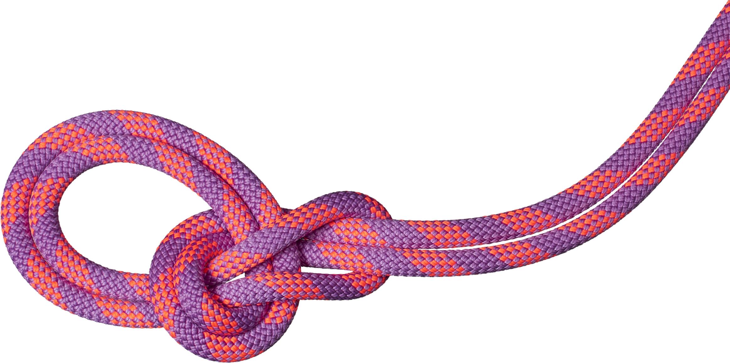 mammut Mammut 9.5 Crag Dry Rope Duodess 70m Lavandin-vibrant Orange